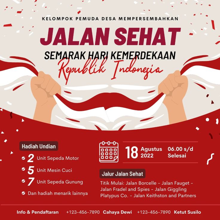 Jalan sehat 17 agustus