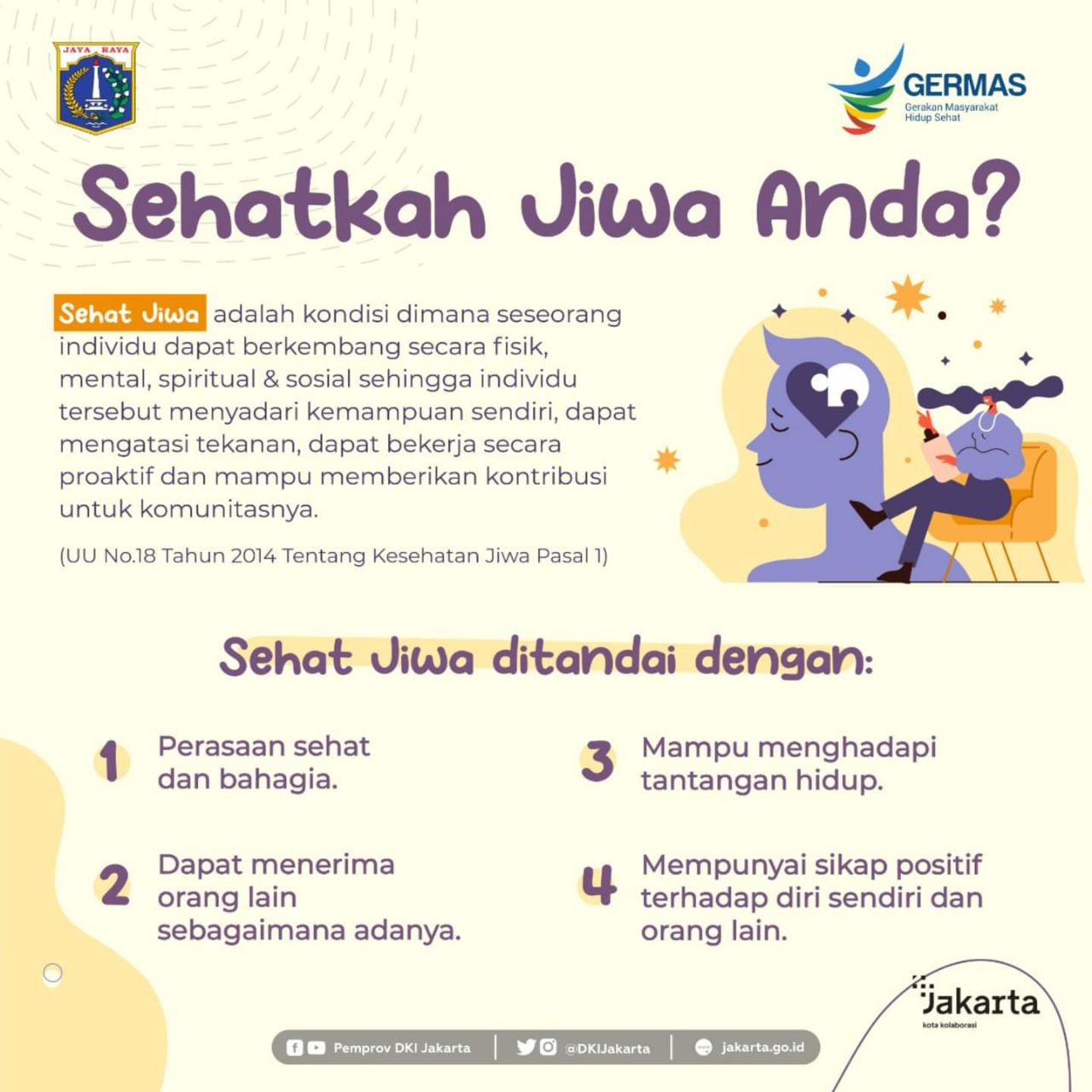 Di dalam jiwa yang sehat terdapat