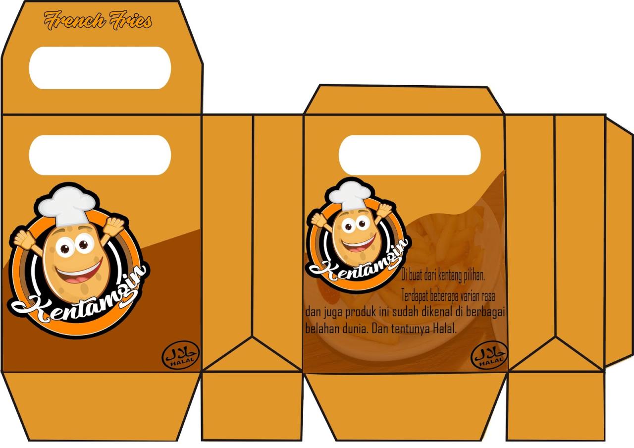 Pola Packaging Makanan Desain