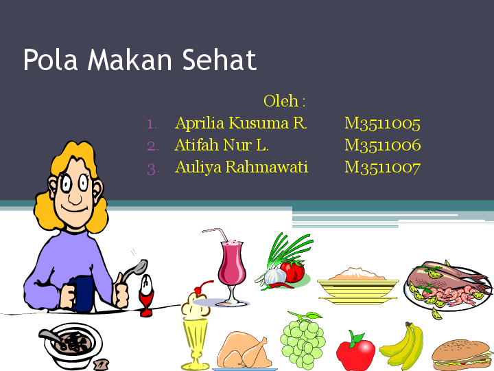 Pola makan menurut who
