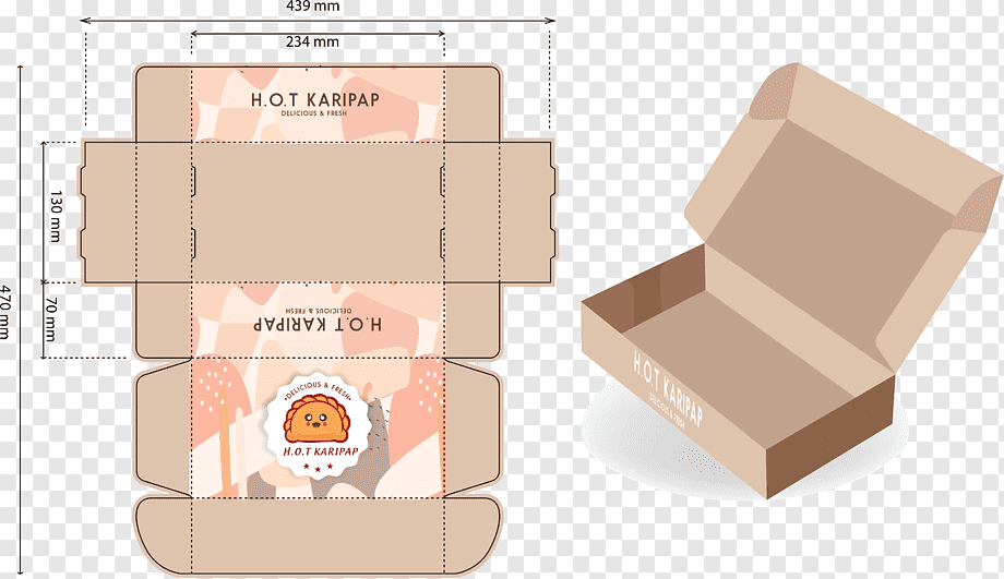 Pola packaging makanan