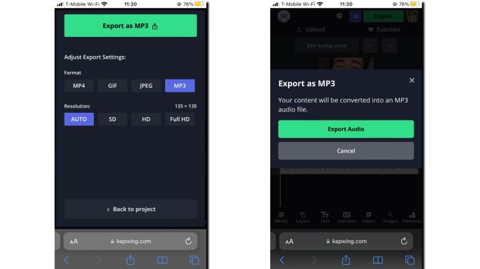 Teknik mendapat mp3 dari video di instagram