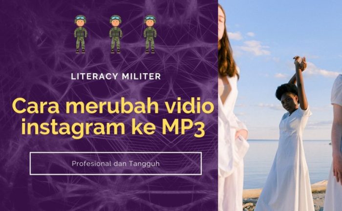 Strategi menyimpan lagu dari instagram ke format mp3