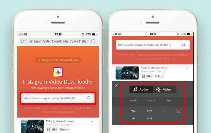 Langkah-langkah mengunduh musik dari instagram ke mp3